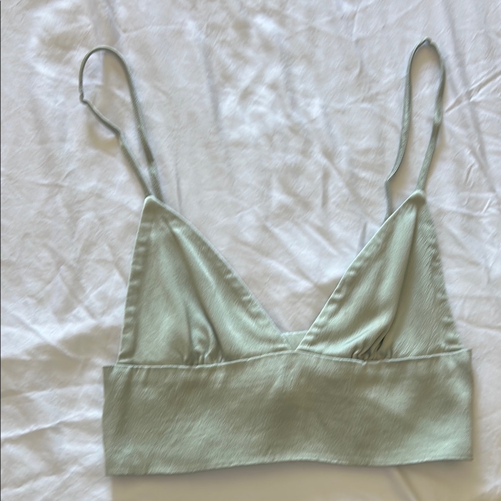 Zara Mint Green Top
